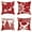 B, variant on Luoshdecor 4Pcs Christmas Theme Pillow Cover, 18x18 in Winter Decorative Merry Christmas Home Throw Pillow Covers,Xmas Gift for Sofa, Bed,Decor