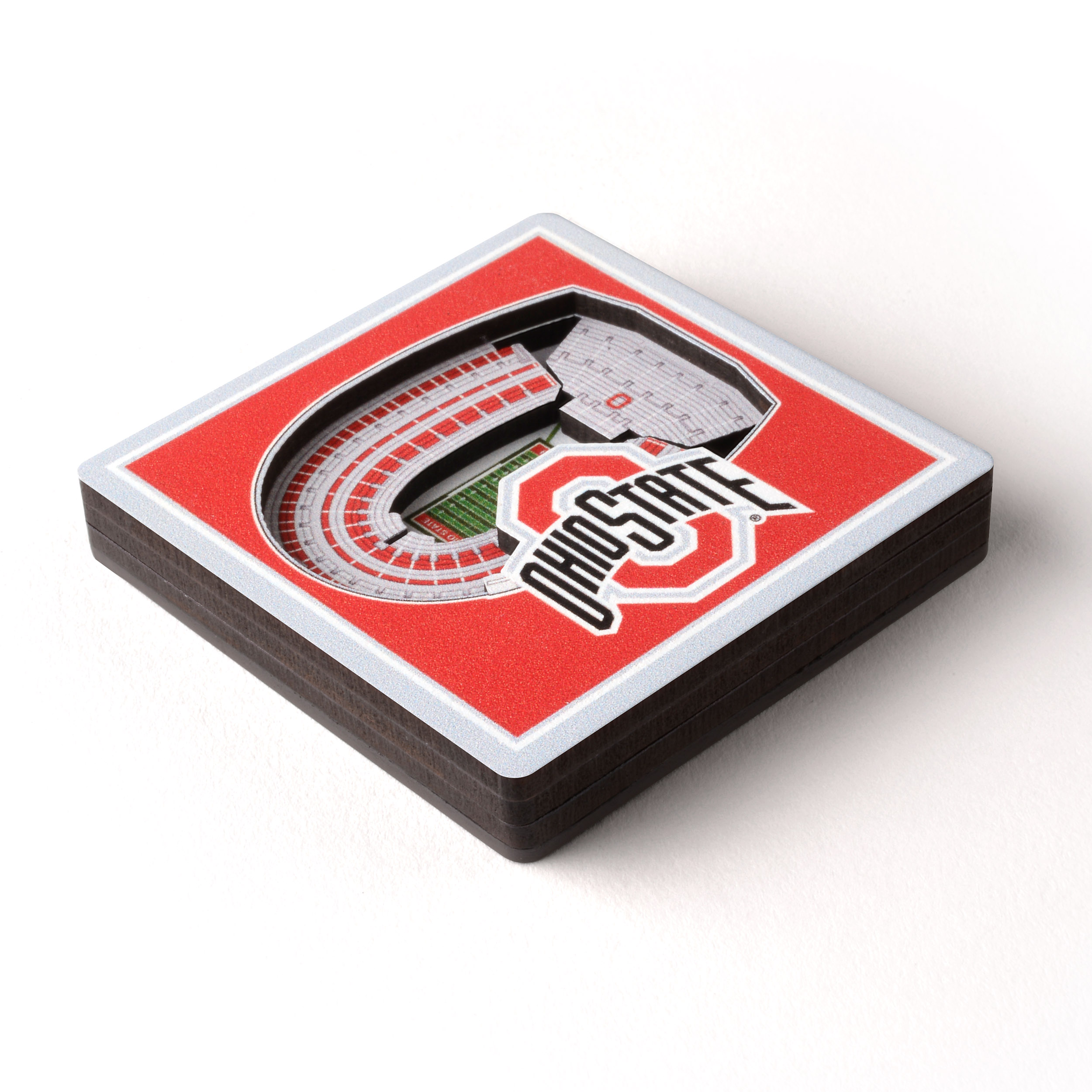 YouTheFan NCAA Ohio State Buckeyes 3D StadiumView Magnet