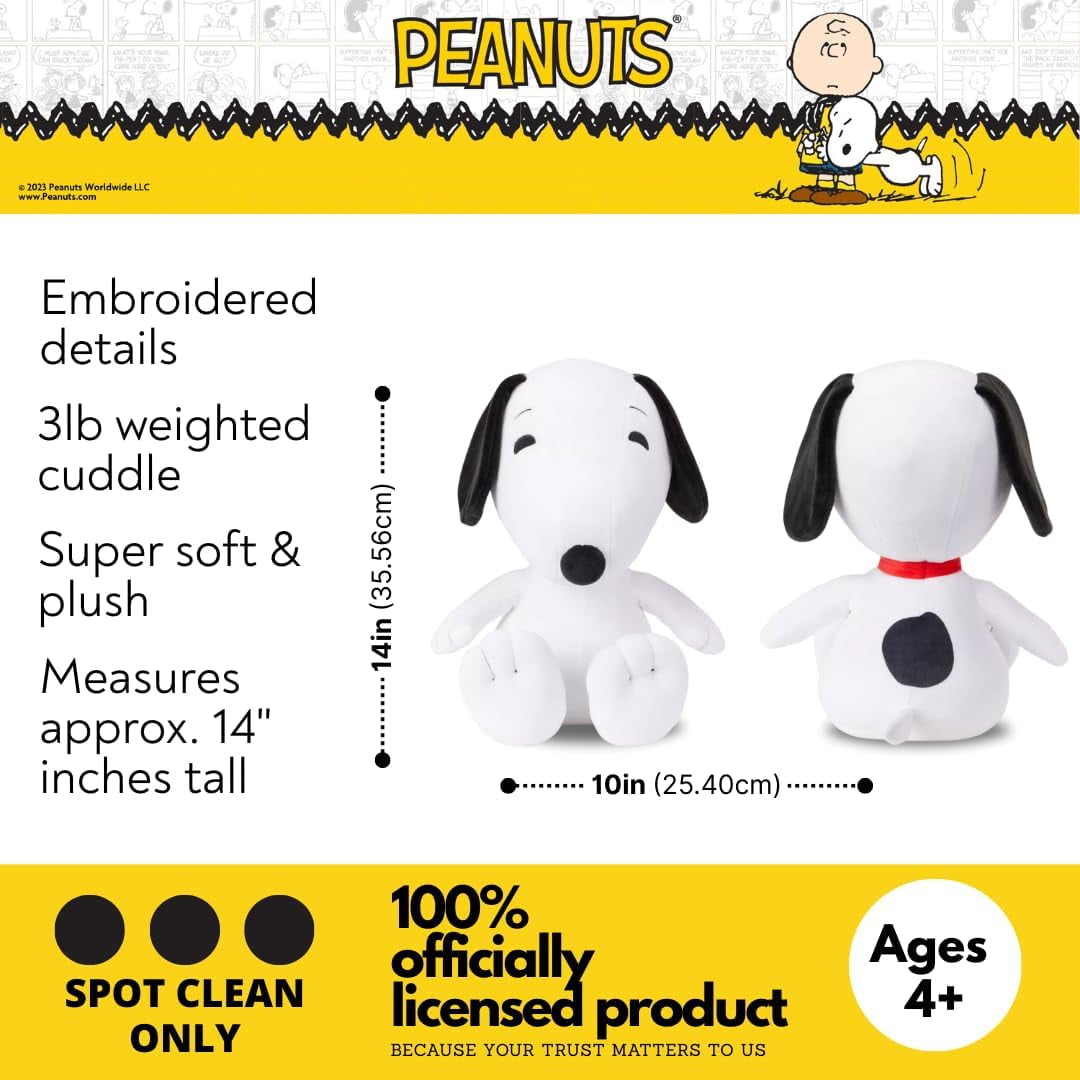 Peanuts Snoopy Weighted Plush