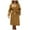 Gold, variant on Bmisegm Women's Windbreaker Long Loose Jacket PU Leather Jacket Female OVERSIZE Classic Lapel Jacket with Belt Jackets for Women Black L