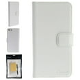 thumbnail image 1 of 4-in-1  Litchi Texture PU Wallet Holder Case Cover Set for  5S / 5 (White), 1 of 5