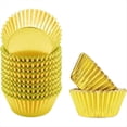 thumbnail image 1 of Mini 500 Piezas de Moldes para Cupcakes de Papel Plateado para Hornear Tazas para Hornear, Gruesos y Resistentes, Resistentes Al Aceite, Moldes para Muffins de Papel B, 1 of 5