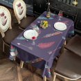 thumbnail image 5 of Feather and Arrow Pattern Rectangle Tablecloth 60"x120",Waterproof Polyester Rectangle Table Cloth, Wipeable Spillproof Polyester Tablecloth for Dining, Camping, Indoor and Outdoor, 5 of 6