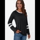 thumbnail image 5 of Camisetas de Larga para Mujer, Camisetas Casuales con Cuello Redondo y Bloques de Color, Ropa de Moda de Otoño, Conjuntos Modernos Negro L, 5 of 8