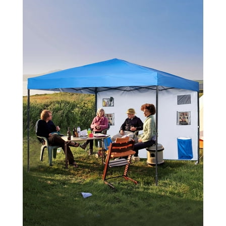 Canopy SideWalls with 6 Pockets, Waterproof Sunshade Tent Sidewall for 10x10   Canopy - 3 Pack