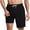 Black, variant on Swim Trunks Men Elastic Waist Drawstring Lined Board Shorts Men's Casual Comfortable Solid Color Beach Shorts with Pockets L