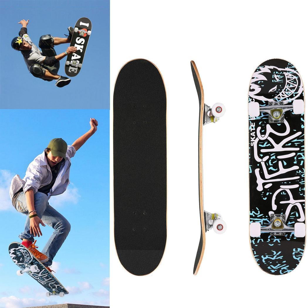 30.6"Skateboard Longboard Wood Skateboard Complete Deck for Boys and