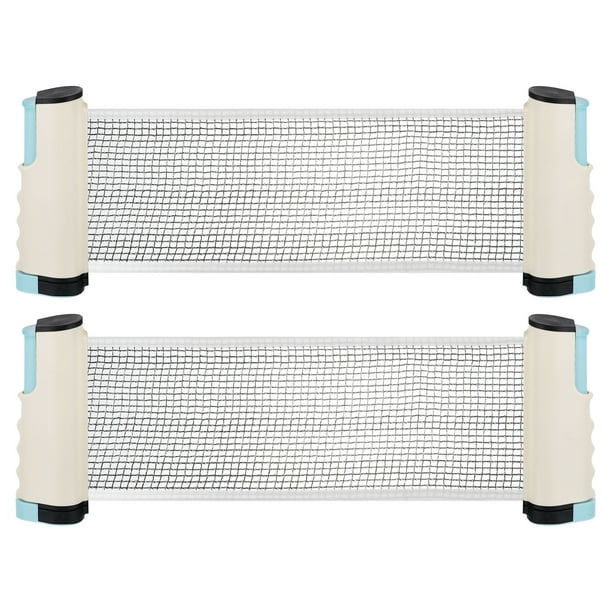 Uxcell Up to 2" Retractable Ping Pong Net Portable Table Tennis Net and