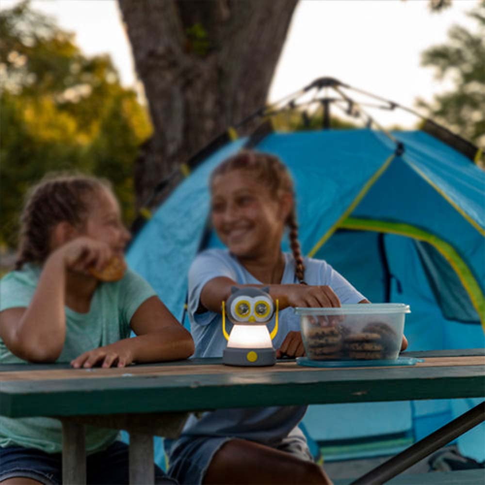 FANT.LUX Owl Themed Headlamp and Lantern Combo for Camping Outdoor Equipment Battery Powered Lightweight Tent Lamp