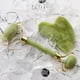 thumbnail image 3 of 2 uds Gua Sha y rodillo de Jade, masajeador de cara y cuello, Gua Sha calma, calma y relaja la piel, elimina las bolsas de los ojos, 3 of 3