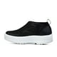 thumbnail image 3 of Zapatos de senderismo OOFOS OOMEGA Chukka White Black para mujer, 3 of 7