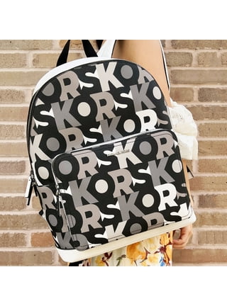 Michael Kors Cooper Signature Utility Large Rucksack Backpack Bag Bookbag