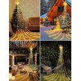 thumbnail image 5 of Outdoor Christmas Decorations, 3.5m LED Christmas Star Lights Waterfall Xmas Tree Lights Outdoor Christmas Tree Lights for Christmas Tree Home Party G, 5 of 5
