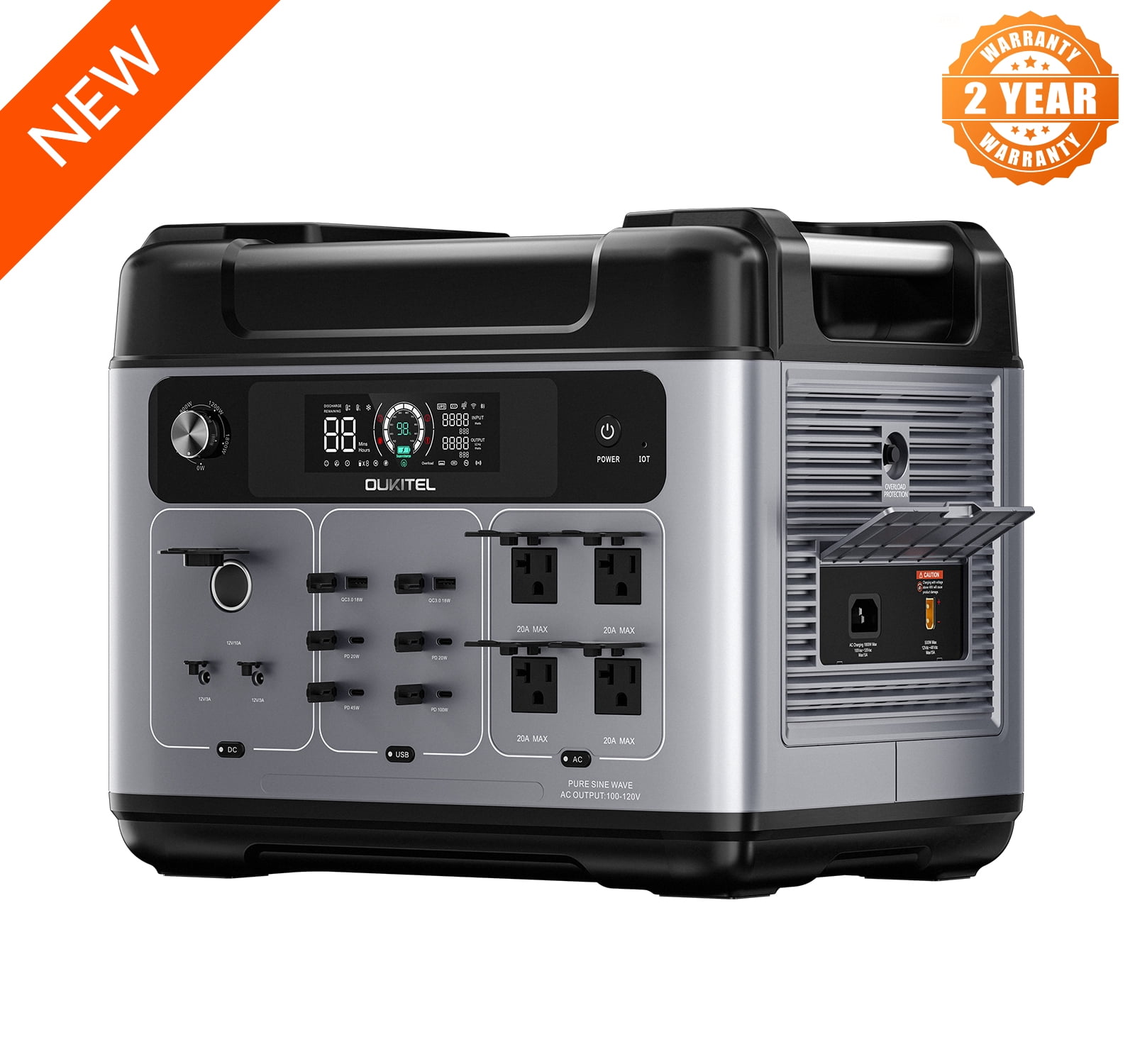 VTOMAN Jump 600X Portable Power Station, 600W Indoor Solar