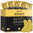 thumbnail image 1 of Parches para debajo de los ojos Maskiss, oro de 24 quilates (15 pares), colágeno, 1 of 9