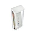 thumbnail image 2 of Outdoor Adhesive Wall Mount Trifold Brochure Holder w/ White Lid for 4"W x 9"H Literature, 2-Pack, 2 of 3
