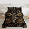 thumbnail image 2 of Castle Fairy Kids Animal Gecko Full Size Comforter Sets,Bohemian Chic Flower Bedding Sets, 2 of 8