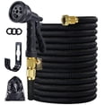 thumbnail image 1 of (Black)50 ft Heavy Duty Expandable Water Garden Hose, 1 of 8