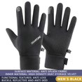 thumbnail image 2 of EUDIDV Winter Gloves Warm Gloves Winter Thickened Warmth And Velvet Non-slip Outdoor Ski Gloves Insulated Gloves, 2 of 2