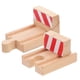 thumbnail image 4 of 2pcs Wooden Railway Train Stop Track Toy Train Scene Track Prop Railway Train Track Parts, 4 of 4