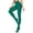 Dark Green, variant on DUCMODA Womens 80 Denier Opaque High Waist Tights, Women's Soft Solid Color Footed Pantyhose