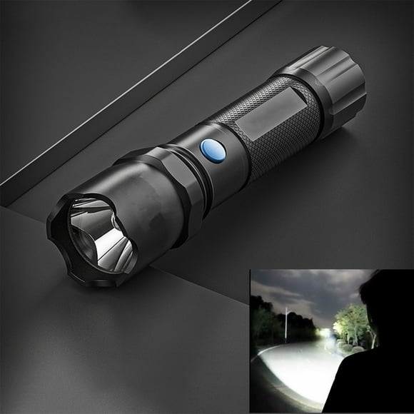 10000 Lumens Super Bright LED Flashlight | Zoomable & Rechargeable | 4 Modes & IPX6 Waterproof | Handheld Flashlight for Outdoor, Camping & Emergency