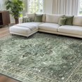 thumbnail image 1 of Alfombra RELEANY 244 x 305 cm lavable antideslizante con diseño floral, 1 of 9