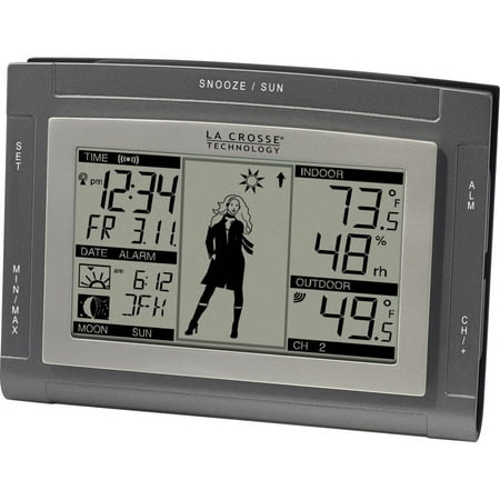 La Crosse Technology WS-9711U-IT-CBP Wireless Sun-Moon Forecast Station