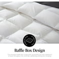 thumbnail image 3 of Royal Luxe Goose Feather Down Fiber Comforter All Season Comforter - Twin Size Duvet Insert, 68”x88”, 3 of 7