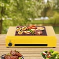 thumbnail image 5 of 1.5KW Portable Outdoor Barbecue Grill Tabletop Electric Indoor Grill Yellow, 5 of 16