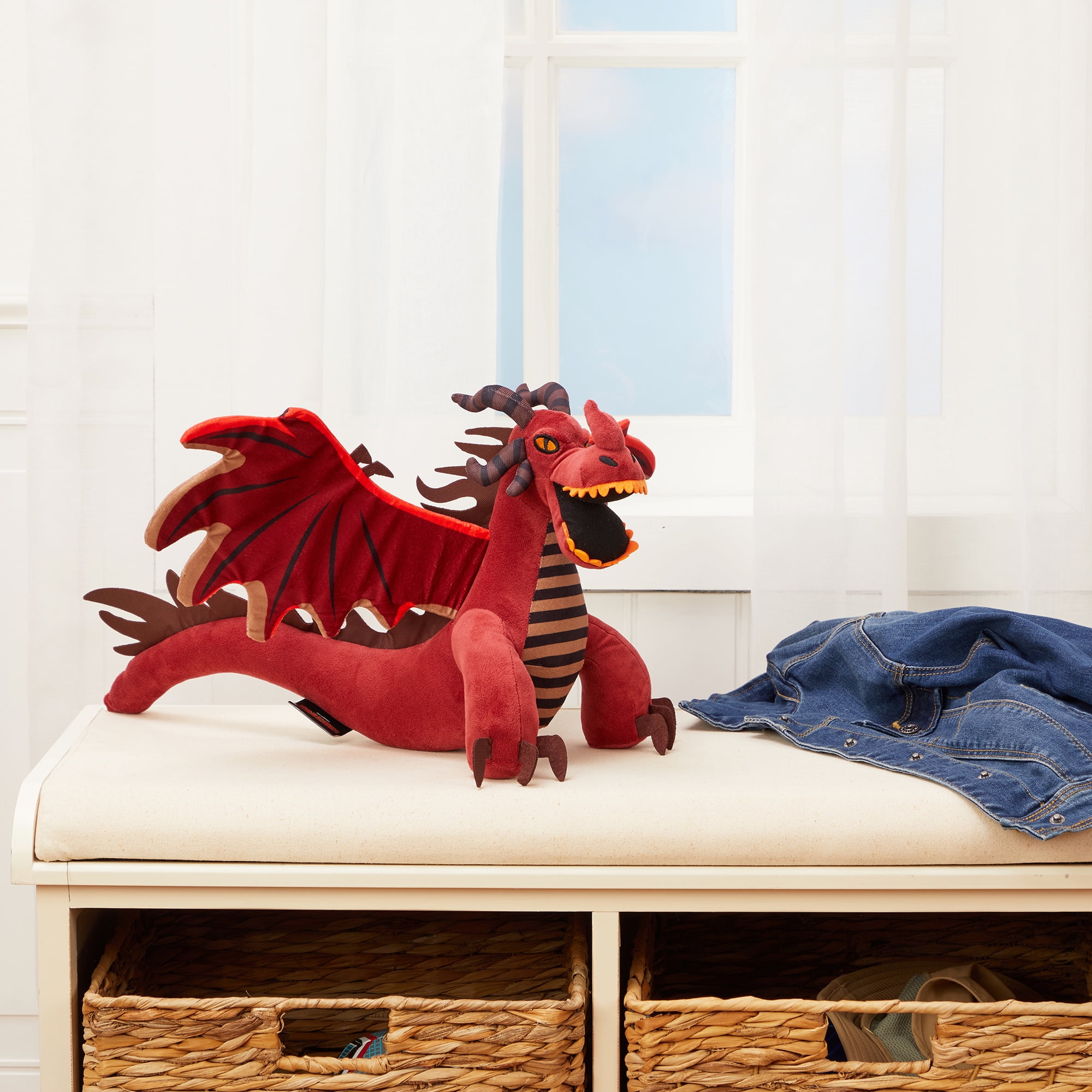How to Train Your Dragon Hookfang Kids Plush Bedding Cuddle and Decorative Pillow Buddy