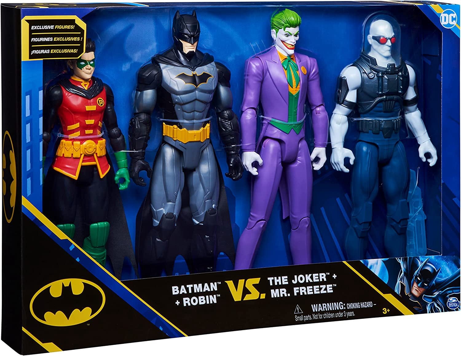 DC Comics, Batman and Robin vs. The Joker and Mr. Freeze, 12-inch