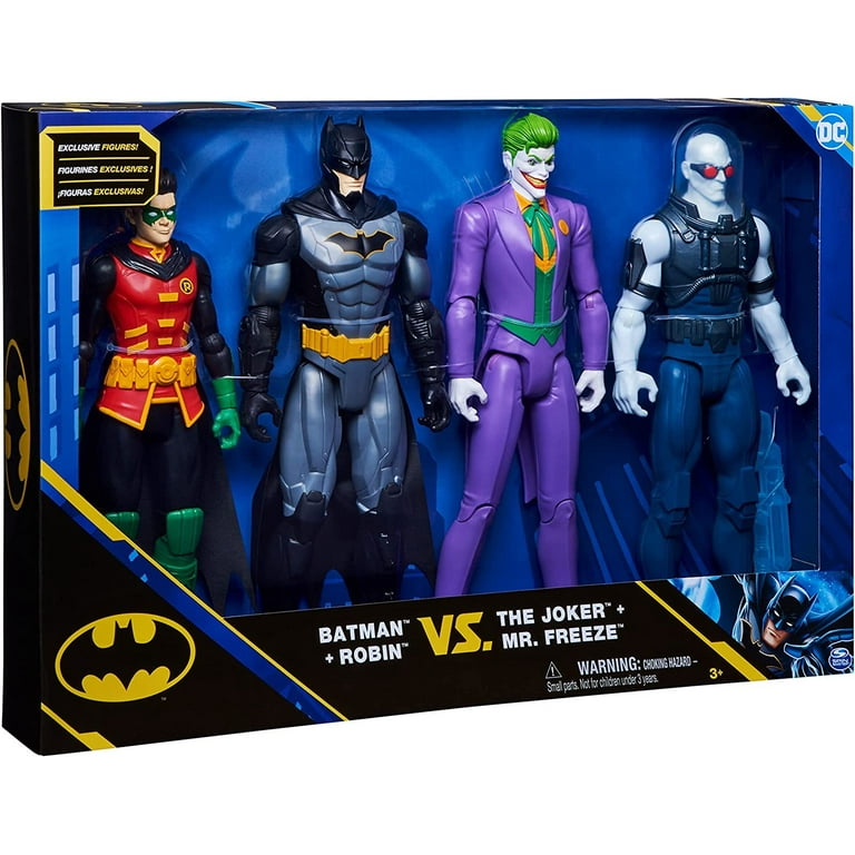 DC Comics, Batman and Robin vs. The Joker and Mr. Freeze, 12-inch