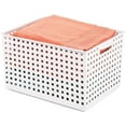 thumbnail image 3 of InterDesign Modulon X8 Storage Basket - Plastic Storage - White, 3 of 6
