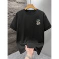 thumbnail image 3 of 1pc Men's Graphic T-Shirt Beach Vacation Casual Summer Wear Printed Loose Fit Short Sleeve T-Shirt, 3 of 7