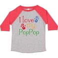 thumbnail image 3 of Inktastic PopPop Grandkids Handprints Boys or Girls Toddler T-Shirt, 3 of 5