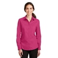 thumbnail image 2 of Port Authority Ladies SuperPro Twill Shirt-4XL (Pink Azalea), 2 of 2