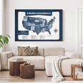 thumbnail image 4 of Elephant Stock Baseball Push Pin Hobby Map I Wall Art - Map Canvas Art - 24" x 16", 4 of 8