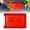 Red, variant on CHENjy Plastic Fast Tray, Lightweight Stackable Serving Tray for Daily Family Use, Modern Rectangular Platter for Casual Dining, 9.56 x 6.81 x 1.29 in, Yellow