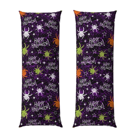 Picia Halloween Body Pillow Cover - Super Soft Microfiber 20x54 Body Pillow Case - Envelope Closure, Wrinkle, Stain Resistant Body Pillow Cover,Elegant Bedding