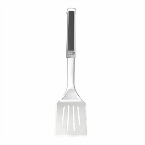 Stainless Steel Grill Spatula, Black & Gray