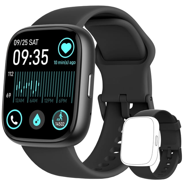 Reloj inteligente LODIMEKE 44 mm con Alexa, monitor de frecuencia cardíaca, SpO₂ y resistencia al agua