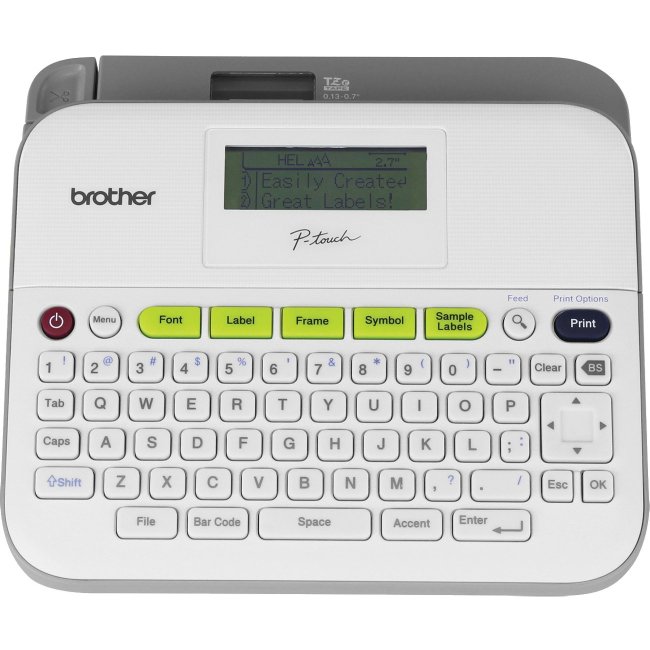 Brother Versatile, EasytoUse Label Maker with Carry Case and Adapter Thermal Transfer 0.79