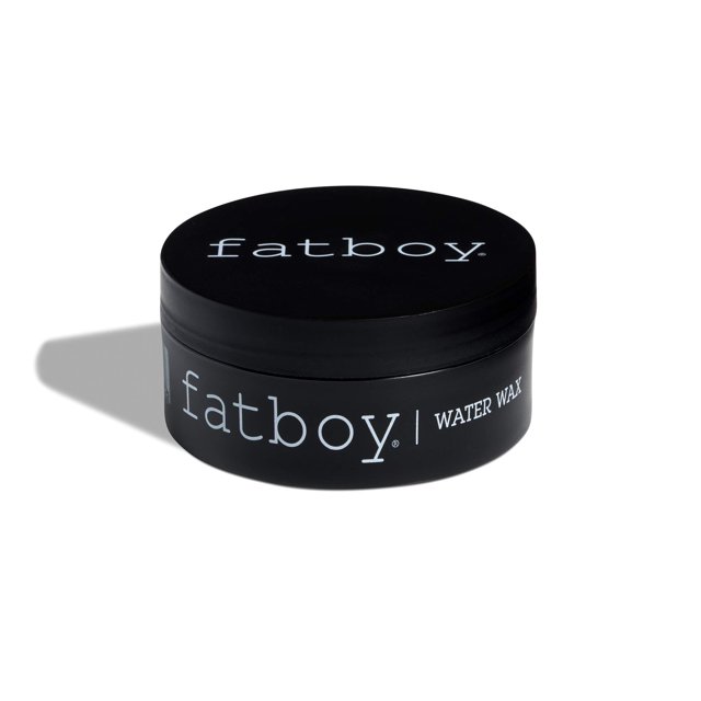 Fatboy Water Wax - Light to Medium Hold | High Shine | No Grease | Water Based | Unisex | Tames Fizzies | Adds Separation | Free of Nasties | All Hair Types 2.6oz