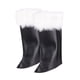 thumbnail image 3 of Fundas para botas de Papá Noel para Navidad Puños para botas de Papá Noel Vendas para piernas para presentaciones en el escenario, 3 of 9