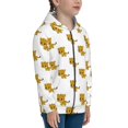 thumbnail image 5 of Pofeuu Leopard Print Print Teenage Zipper Hoodie Sweatshirts Hooded Casual Jackets With Pocket For Boys Girls-Medium, 5 of 6