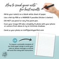 thumbnail image 4 of Love Letter Blanket, Handwritten Note, Custom Word Blanket, Wedding Anniversary, 4 of 10