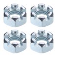thumbnail image 1 of Écrou Hexagonal 9/16 Pouces-12, Grade 6.8 Acier Carbone, Argent, Lot de 4, 1 of 5