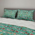 thumbnail image 2 of Dog Lover Comforter & Sham Bedding Set, Abstract Puppy Pattern Human Clothing Fun Dress Theme Domestic Animals, 3 pcs Duvet Set Microfiber Filling Quilt, 5 Sizes, Multicolor, by Ambesonne, 2 of 4