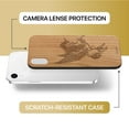 thumbnail image 6 of Case Yard Wooden Case Outside Soft TPU Silicone, Slim Fit Shockproof Wood Protective Phone Cover for Girls Boys Men and Women, Supports Wireless Charging Pegasus Design case for iPhone-XR, 6 of 7